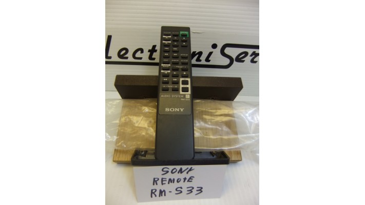 Sony RM-S33 remote control.